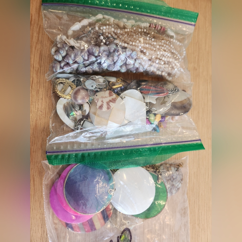Assorted Shell and Bead Jewelry Collection - Picture 9 of 10